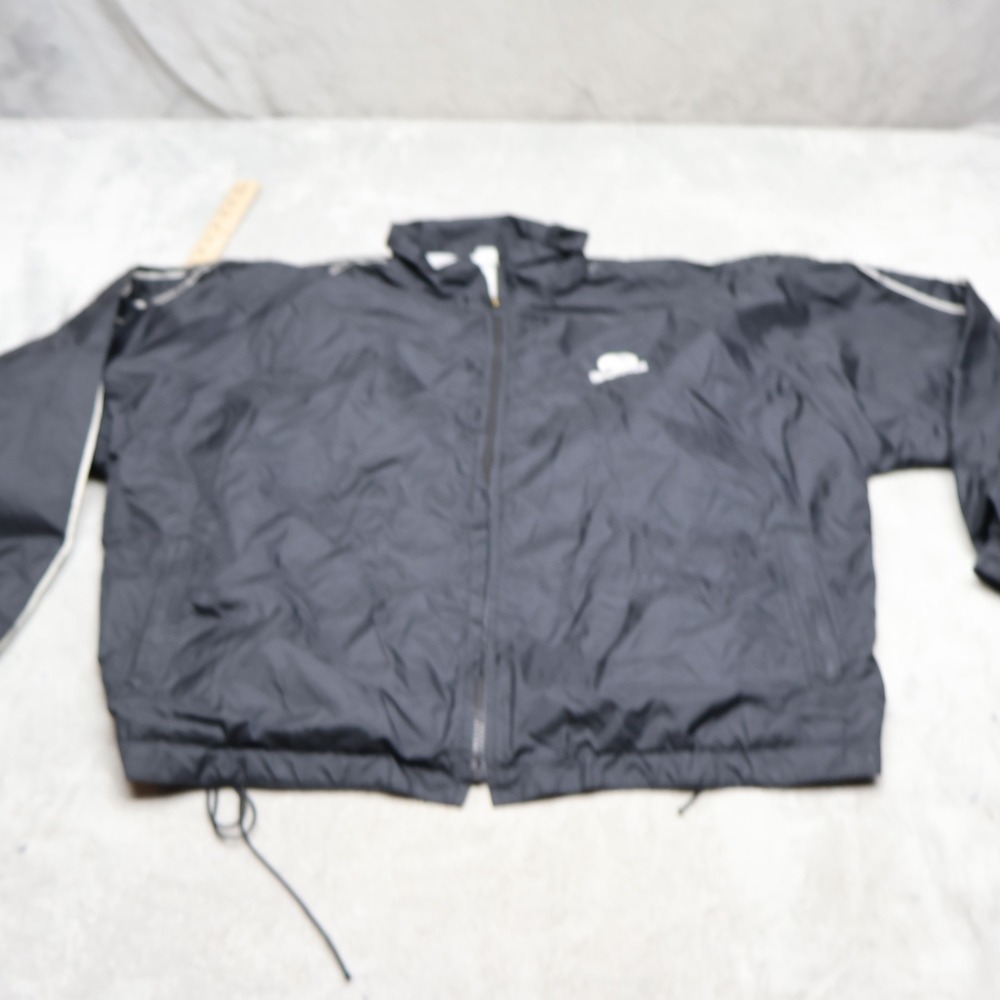 Colorado College Track & Field Jacket Men Large Brooks Black Track Wind Rain VTG